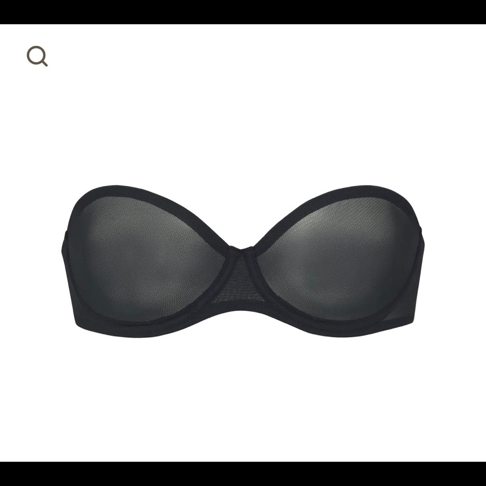 LIKE NEW SKIMS Ultra Fine Mesh Strapless Bra, 32D